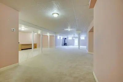 an empty hallway in an office building at Lancaster Vacation Rental Near Dutch Wonderland! in Lancaster