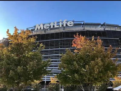 a mittrex football stadium with a sign on it at RentalsOP NJ01 Full house minutes from NYC, near to metlife, American Dream in Hackensack