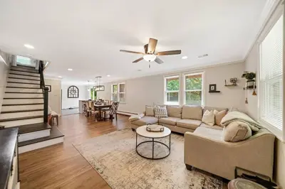 a living room with a couch and a table at 1255 Ashbridge, West Chester, PA in West Chester