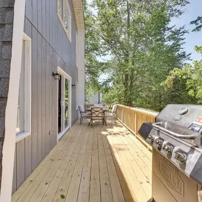 Community Perks Family Poconos Home with Deck!