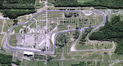 an aerial view of a park with a road at Americas Best Value Inn Horseheads in Elmira
