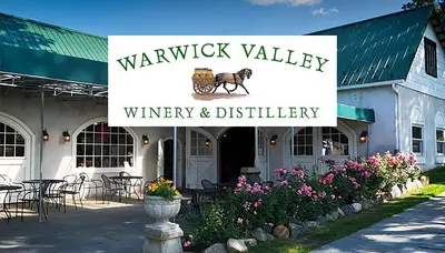 a sign for the waverick valley winery and distillery at Hudson Valley Cottage Rental 3 bedrooms Monroe NY in Monroe