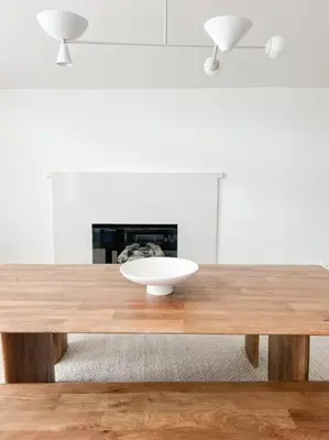 a wooden table with a sink on top of it at Luxury Poconos Home Near Skiing, Lakes, & Waterparks in Tobyhanna