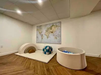 a room with a map of the world and a tub at Catskills Delaware River Modern Colonial Getaway in Narrowsburg
