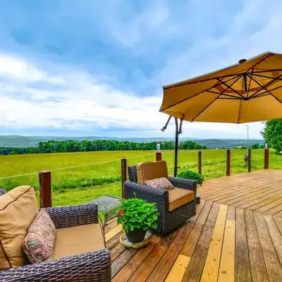 Secluded Oxford Cabin on 75 Acres Sunset Views!
