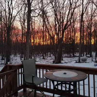 Serenity and Fun all in one in this Cozy Pocono Cabin