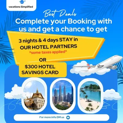 a flyer for a booking clinic with a plane in the sky at Smell the Chocolate from Hershey Park in this great resort 2BD vacation condo in Hershey