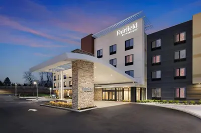 a rendering of the exterior of a hotel at Fairfield by Marriott Inn & Suites Union in Union