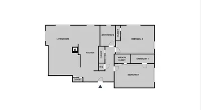 a floor plan of a house at Blueground Midtown gym elev nr Grand Central NYC-1479 in New York