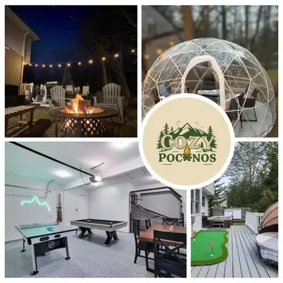 Cozy Poconos Retreat Hot tub