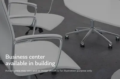 aption of a business center available in building at Blueground Upper West Side nr parks wd NYC-1678 in New York