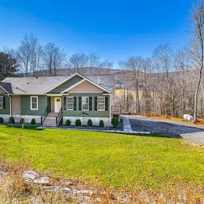Mountain Views and Brook Access Home in Arkville!