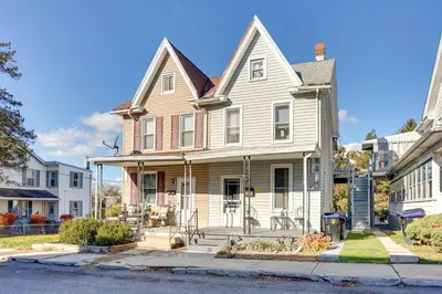 a house on the side of a street at HBG Apt about 3 Mi to Downtown and River! in Harrisburg