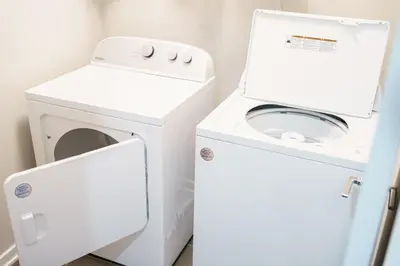 a laundry room with a washer and dryer at Hidden Gem 2 in Norristown