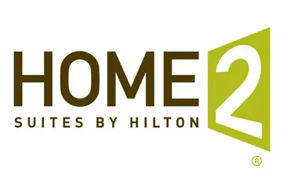 a logo for the home suites by hilton at Home2 Suites By Hilton Harrisburg East in Harrisburg