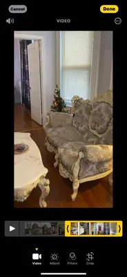 a living room with a couch and a christmas tree at Convenient location near Manhattan easy trip to Times Square in North Bergen