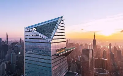a tall skyscraper with a view of a city at 1A Prime Area Near NYC and EWR 98 Walk score in Newark