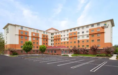a parking lot in front of a building at Hyatt Place Philadelphia/ King of Prussia in King of Prussia