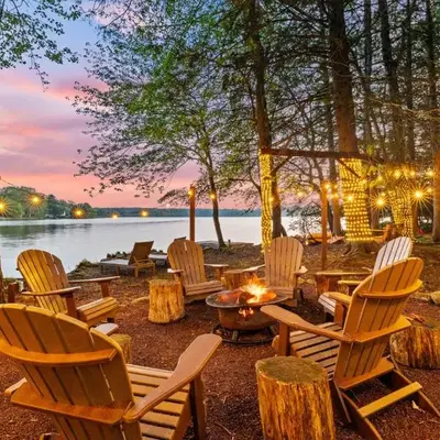 Lakehouse with Boats