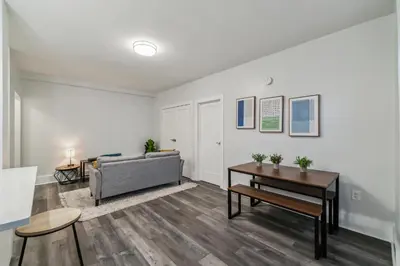 a living room with a couch and a table at Fairfax 126 I 1bd1bth University City in Philadelphia