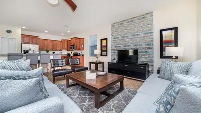 a living room with a couch and a table at MYR1456 in Philadelphia