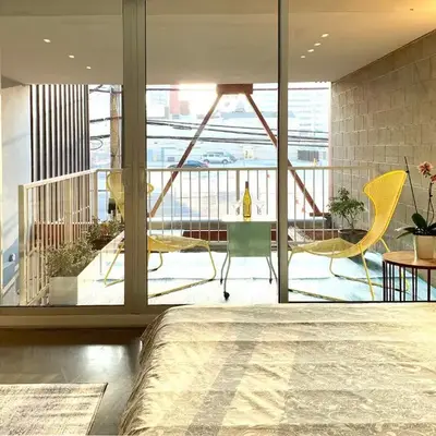 Loft Suite with private patio in Art Tower