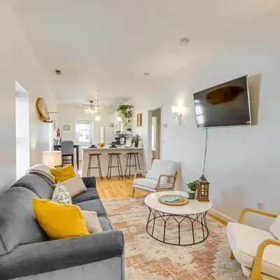 Walk to Beach Keansburg Home with Patio and Fire Pit!