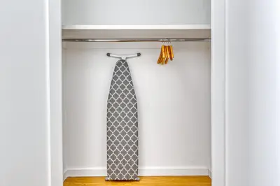 a tie hanging on a wall in a room at UWS 1br w doorman elevator nr Central Park NYC-372 in New York