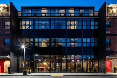 an office building with a lot of windows at Hotel Nyack, a JdV by Hyatt Hotel in Nyack