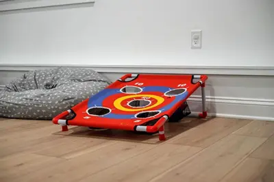 a childs toy bed with a mickey mouse on it at Lakefront Sunset Horizon in Locust Lakes Village