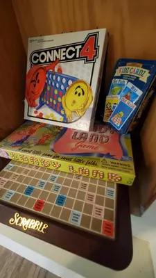 two games are sitting on top of each other at Historical Home with Amenities Nearby - Delaware River, General Store, Post Office, Tavern in Equinunk