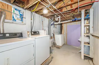 a kitchen with a sink and a dishwasher at Cozy Basement 2 Bed in Passaic in Passaic