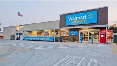 a walmart store with a sign on the front of it at New Jersey Apt 1 bd in Edison