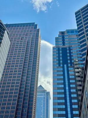 a group of tall buildings in a city at Spacious Center City 3BR 4BA with Arcade - Sleeps 8 in Philadelphia