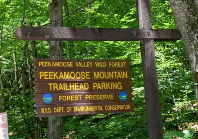 a sign for the peplegate valley wild forest at Catskills Lakefront with Hot Tub, Sauna and Theater in Monticello