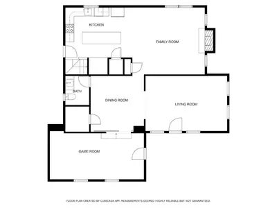 a floor plan of a house at Renovated 6 bed Hot Tub Sauna Firepit & Beach in Lake Harmony