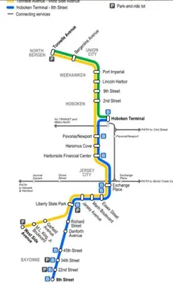 a map of the melbourne metro exodus at Roomy 4br Walk to Transit connect to NYC in Bayonne