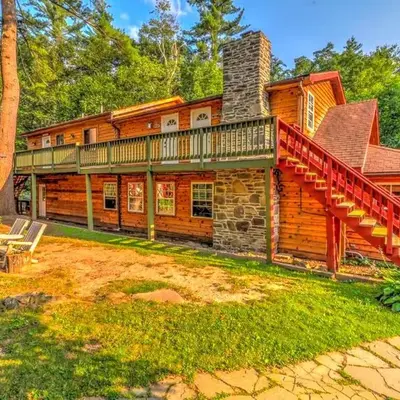 Traditional Wooden Cabin Rental in the Poconos
