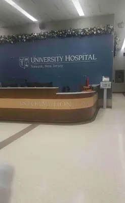 a sign for an immigration hospital in a building at Haven 2 Bedroom by EWR airport in Newark