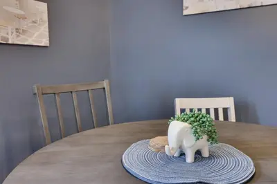 a toy horse on a table with a cactus at Remodeled 4BR w Yard, Fire Pit, Near Camelback in Tannersville