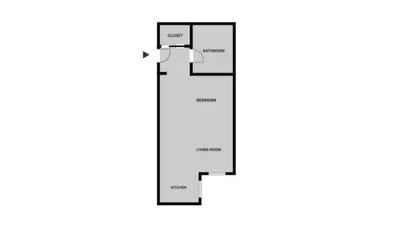 a floor plan of a house with at Blueground Upper West Side fitness nr Central Park NYC-1932 in New York