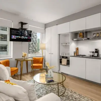 Chic NYC Retreat Beside Broadway & Iconic Sights