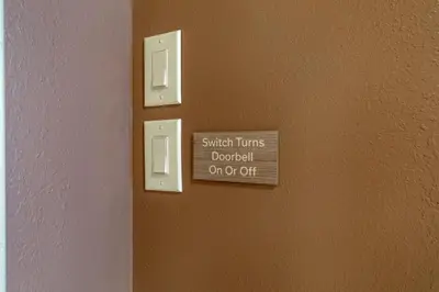 a sign on a wall that says switch turns digital on a cut at Hilton Garden Inn Media in Media