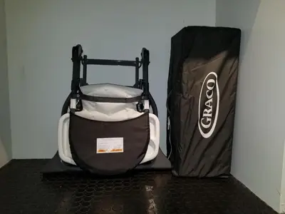 a black and white golf bag sitting next to a wall at Tasteful 1 Bedroom Apt in Historic Old City in Philadelphia