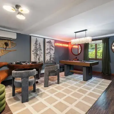 Large Group Friendly 2 Game Rooms Indoor Sauna Hot Tub Near Jack Frost Ski Resort