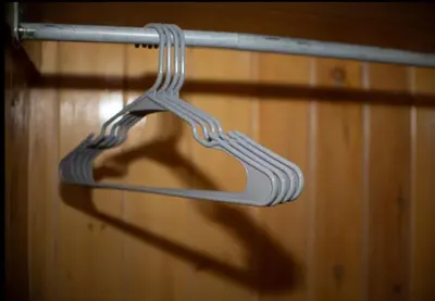 a metal object is hanging on a wall at Smith's Colonial Motel in Hancock