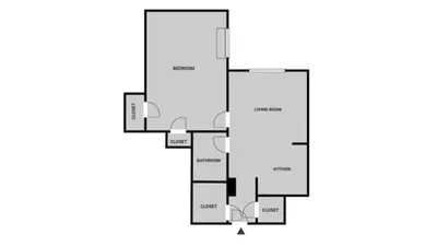 a floor plan of a house at Blueground Lincoln Square fitness nr Central Park NYC-2102 in New York