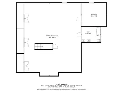 a floor plan of a house at Willow Brook Mansion in Millerstown