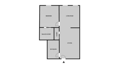 a floor plan of a house at Blueground Chelsea rooftop pool nr High Line NYC-2145 in New York
