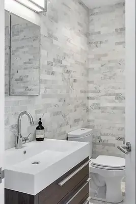 a white bathroom with a sink and a toilet at Residence Heritage Terrace Dreaming in New York